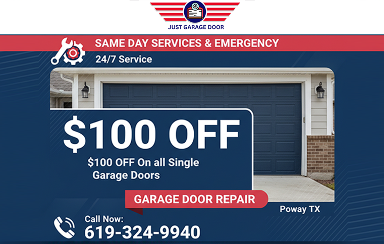 Just Garage Door Repair - Poway CA Offers